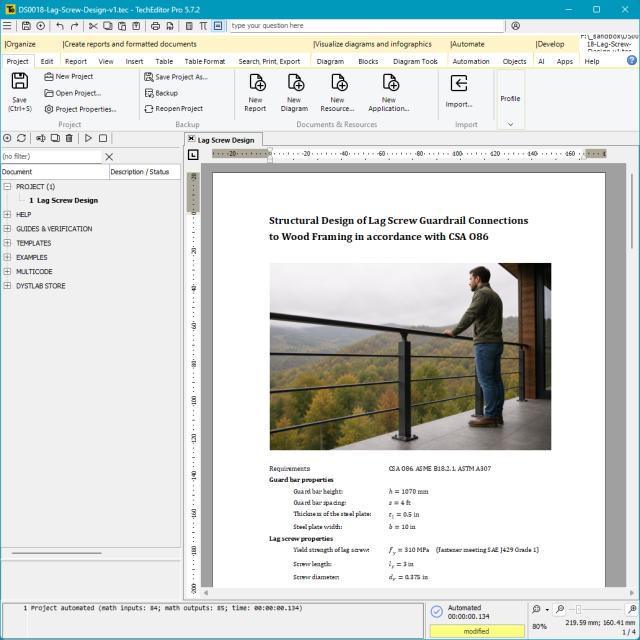 Розрахунок кріплення поручнів до дерев'яного каркаса за допомогою шурупів